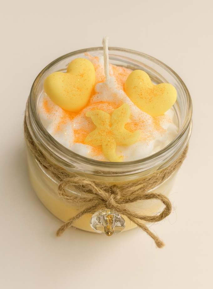 Gün Işıltısı Kokulu Işıltılı Mum